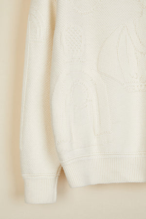 3D wool jumper