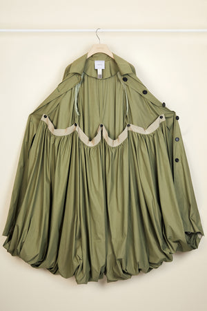 Trench Coat aus Baumwoll-Gabardine