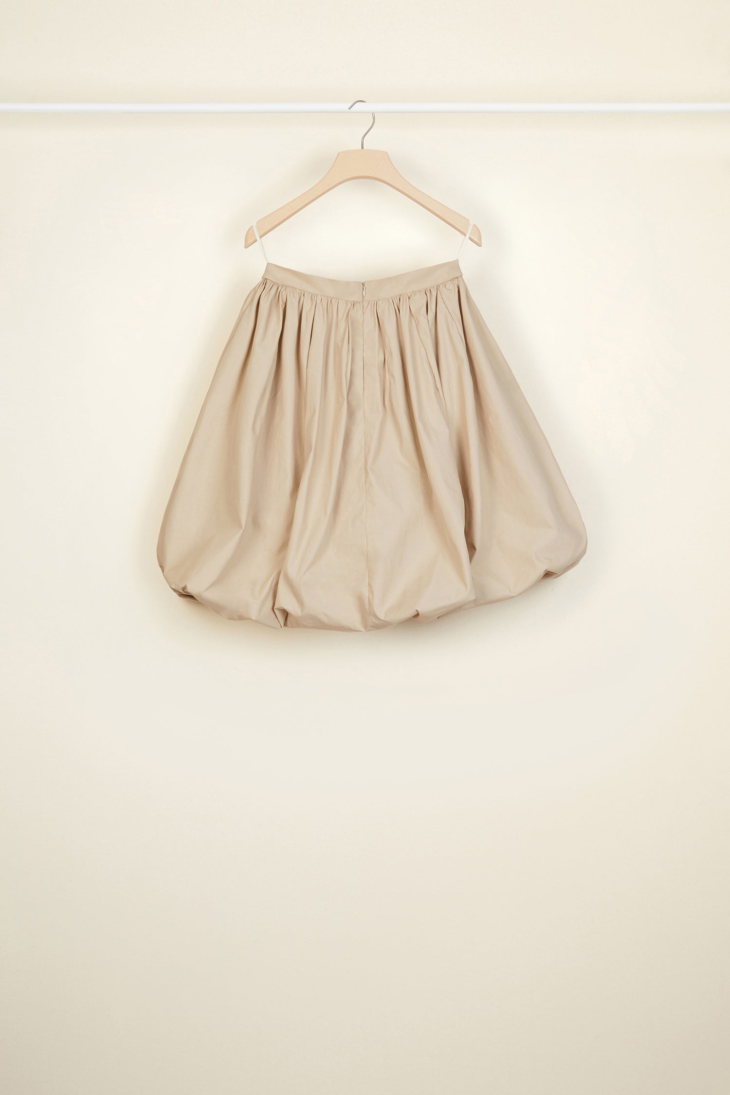 Patou | Cotton blend bubble skirt (colour: sand beige