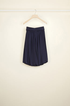 Twisted waist bubble skirt