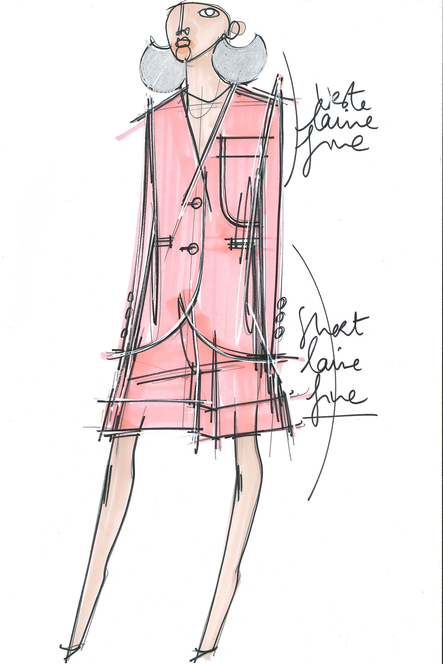 Patou - Pantaloncini fluidi in lana estiva - Persian Blue - L&amp;#39;eleganza del corto.Pantalone in seersucker color miele. Vestibilità morbida e fluida. Vita alta con cintura parzialmente staccata. Bottone oro inciso JP. Pince sul fronte, tasche ai lati.