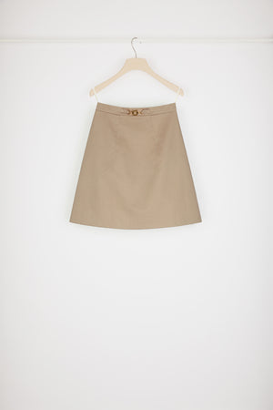 オーガニックコットン製メダイヨン ミニスカート