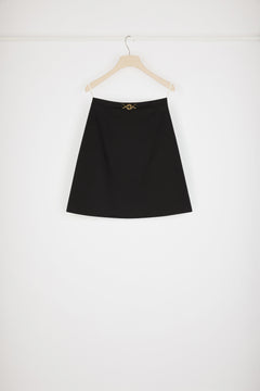 Medallion mini skirt in organic cotton