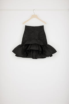 Bloom mini skirt in recycled faille