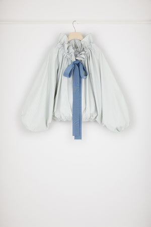 Haut à manches bouffantes en coton bio