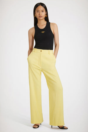 Pantalone iconico in tweed di misto cotone