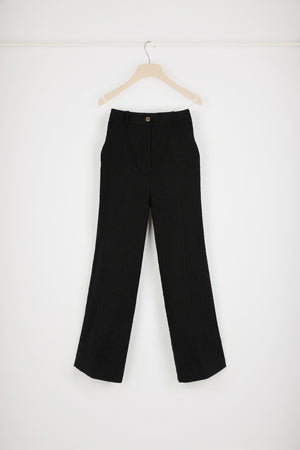 Ikonische Hose aus Baumwollmix und Tweed