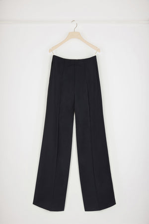 Iconic long trousers in virgin wool