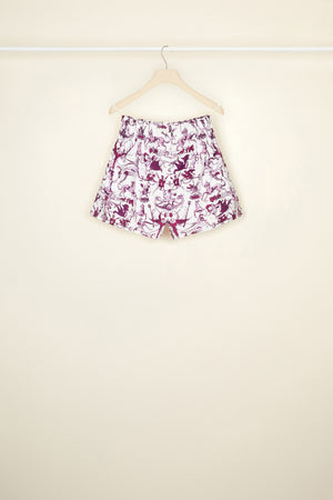 Printed boxer shorts in organic cotton