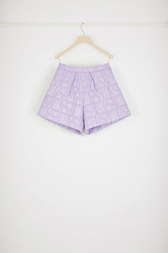 Quilted shorts in recycled polyamide