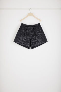 Quilted shorts in recycled polyamide