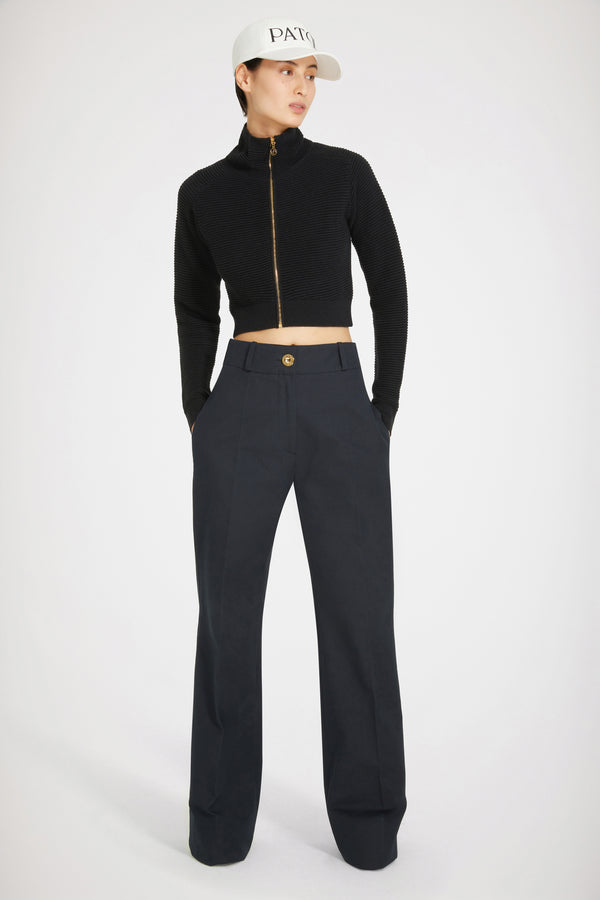 Patou - Flared trousers in organic cotton
