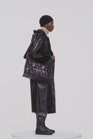 Signature raincoat in water-repellent polyester