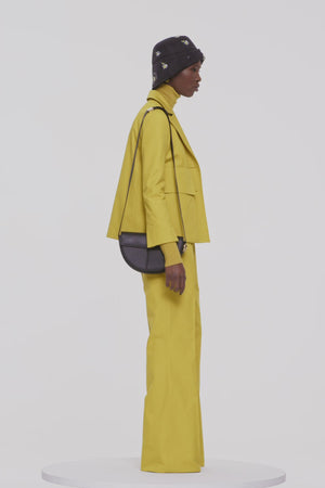 Flared trousers in organic cotton