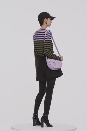 Multicoloured Breton top in organic cotton